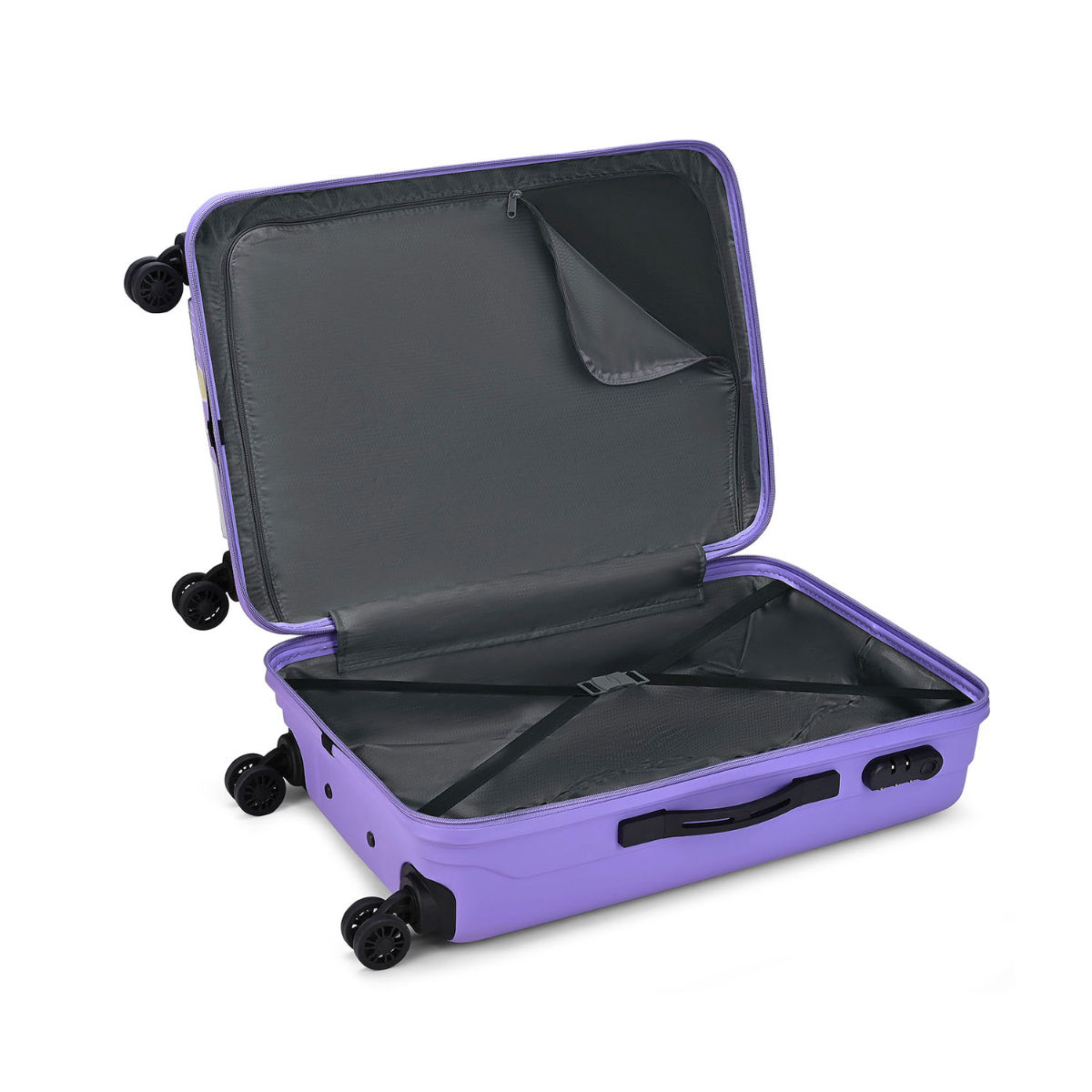 Buy Skybags Purple Printed Polypropylene Trolley Bag Online