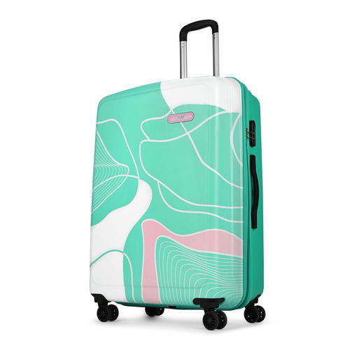 Price Sky Bags Trolly Bag Skybags Green Printed Polypropylene