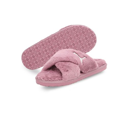 Puma Fluff X Strap Womens Purple Sliders (UK 3) - Main Image
