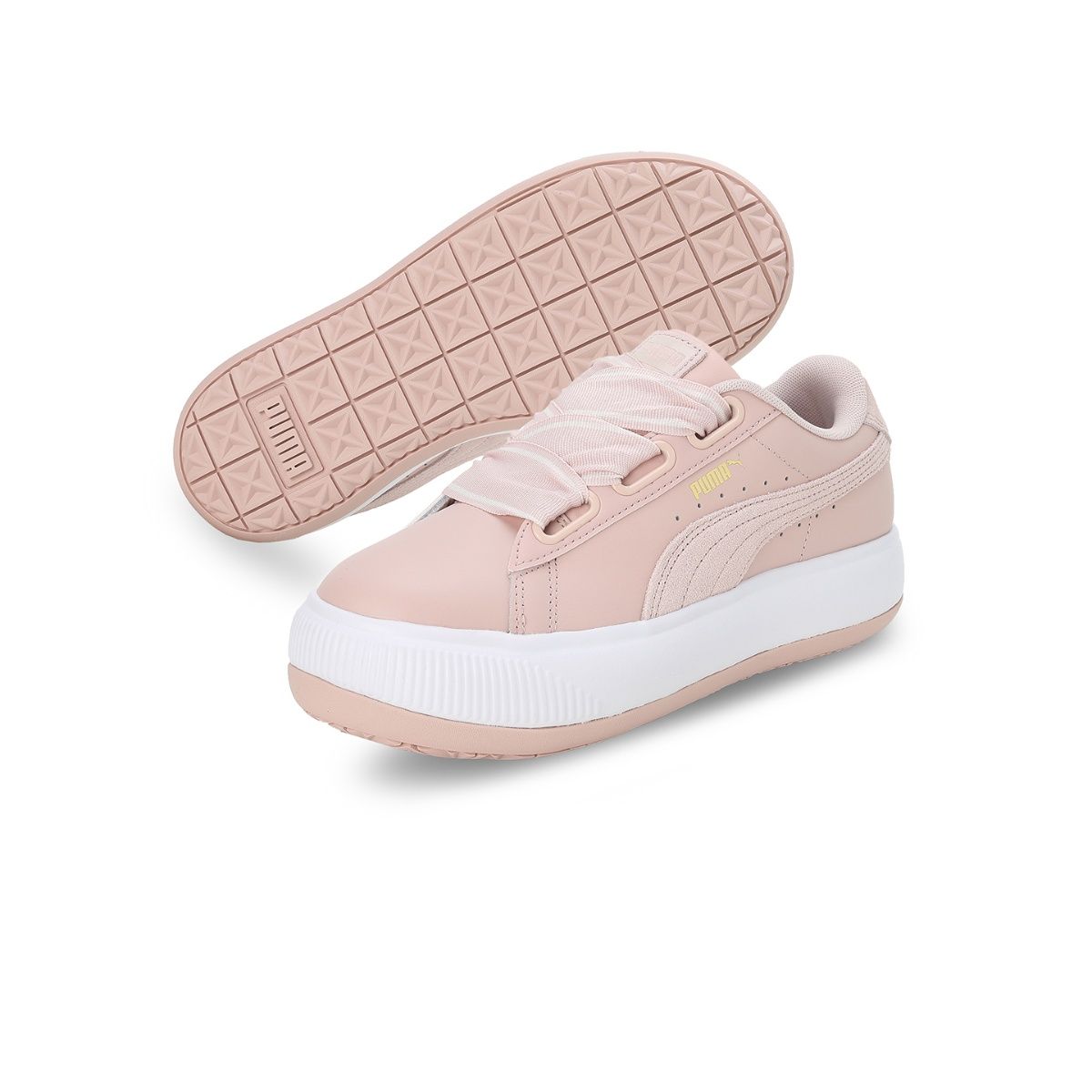 Buy Puma Suede Mayu Heart Womens Pink Sneakers Online