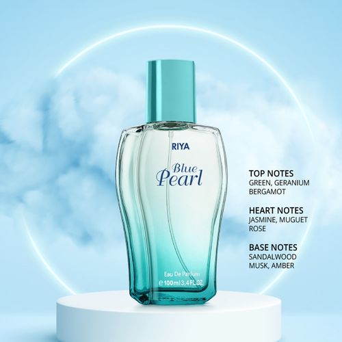RIYA Blue Pearl Perfume for Women EDP With Long Lasting Fragrance Citrus  Jasmine Scent