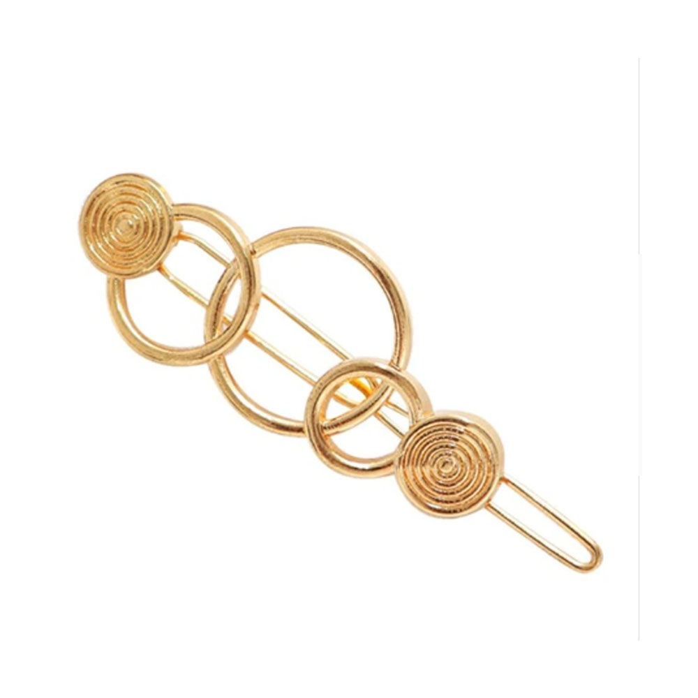 Ferosh Ohanna Circular Gold Hair Pin