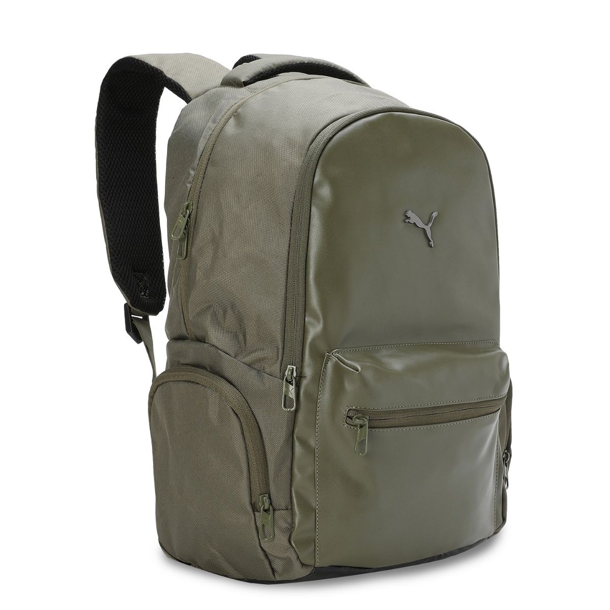 puma olive green backpack