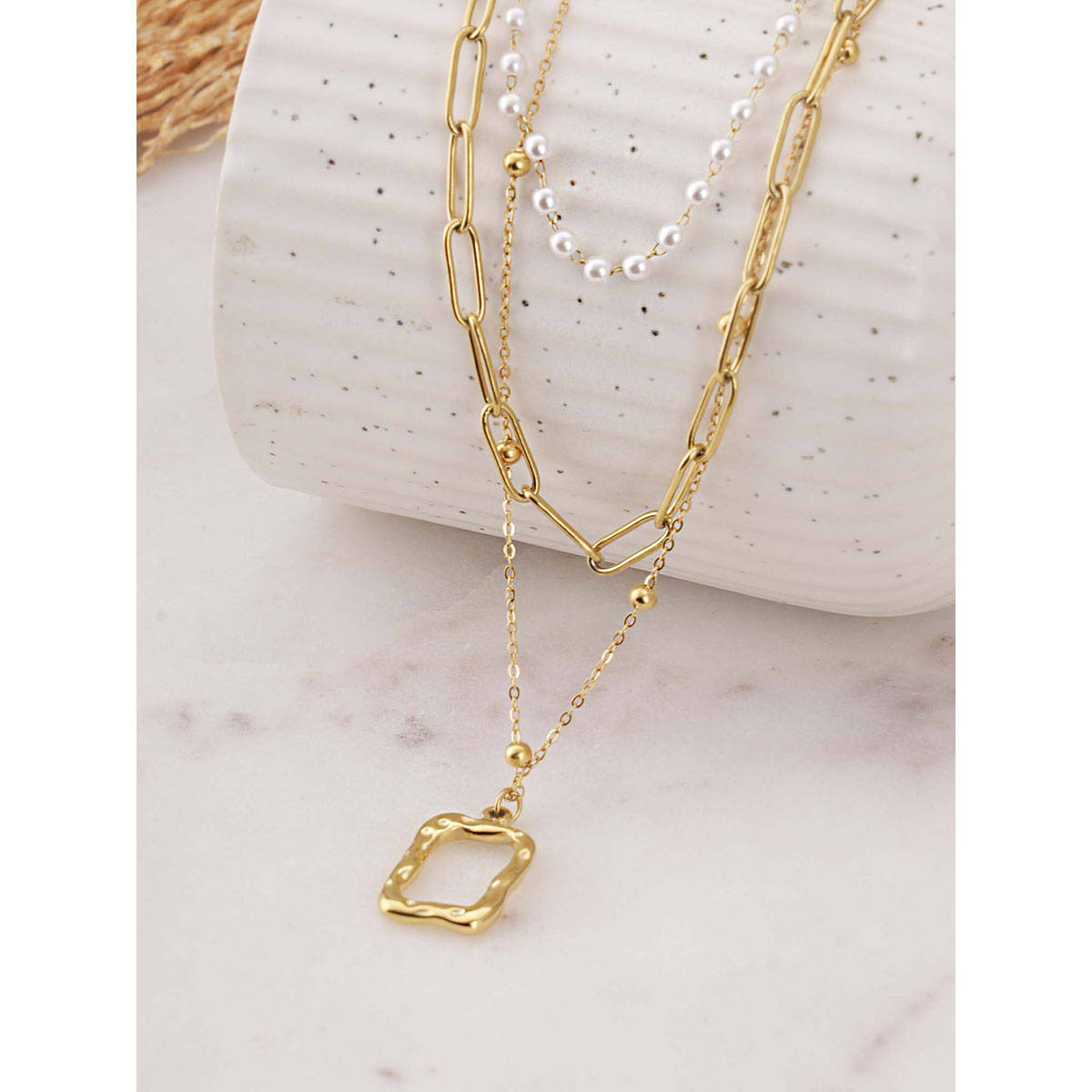 Palmonas Opulent Harmony Necklace For Womens - Waterproof And Anti-Tarnish