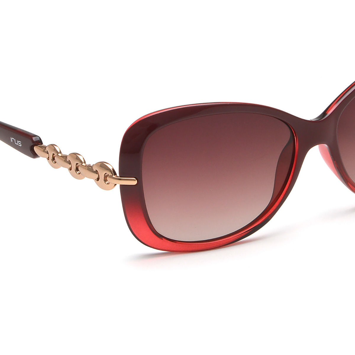 Octagonal Sunglasses - Red | Claire's