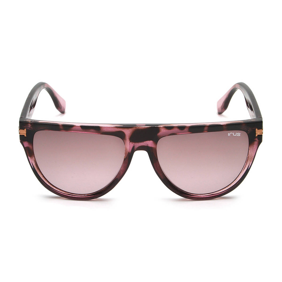 IRUS Women UV Protected Full Rim Purple Frame Purple Lens Sunglasses - IRS1248C5SG (55)