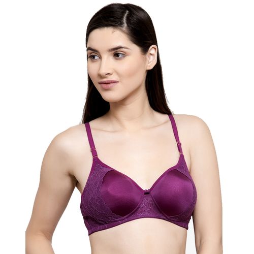 Buy Groversons Paris Beauty Padded Non-Wired Multiway T-Shirt Bra with  lace-PO2 online