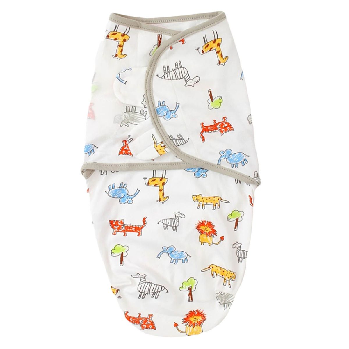 Kicks and Crawl Baby Jungle Velcro Ready Swaddle MultiColor Buy