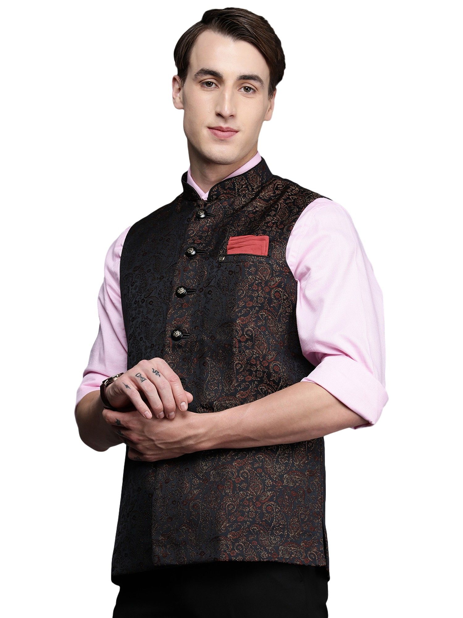 Manyavar shop waistcoat online