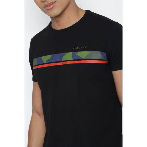 Allen Solly T-Shirts : Buy Allen Solly Black T-Shirt Online