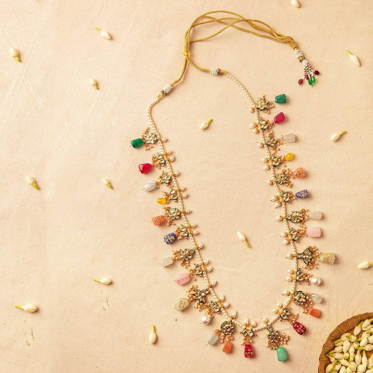 Buy Azai by Nykaa Fashion Multi-Color Long Necklace Online