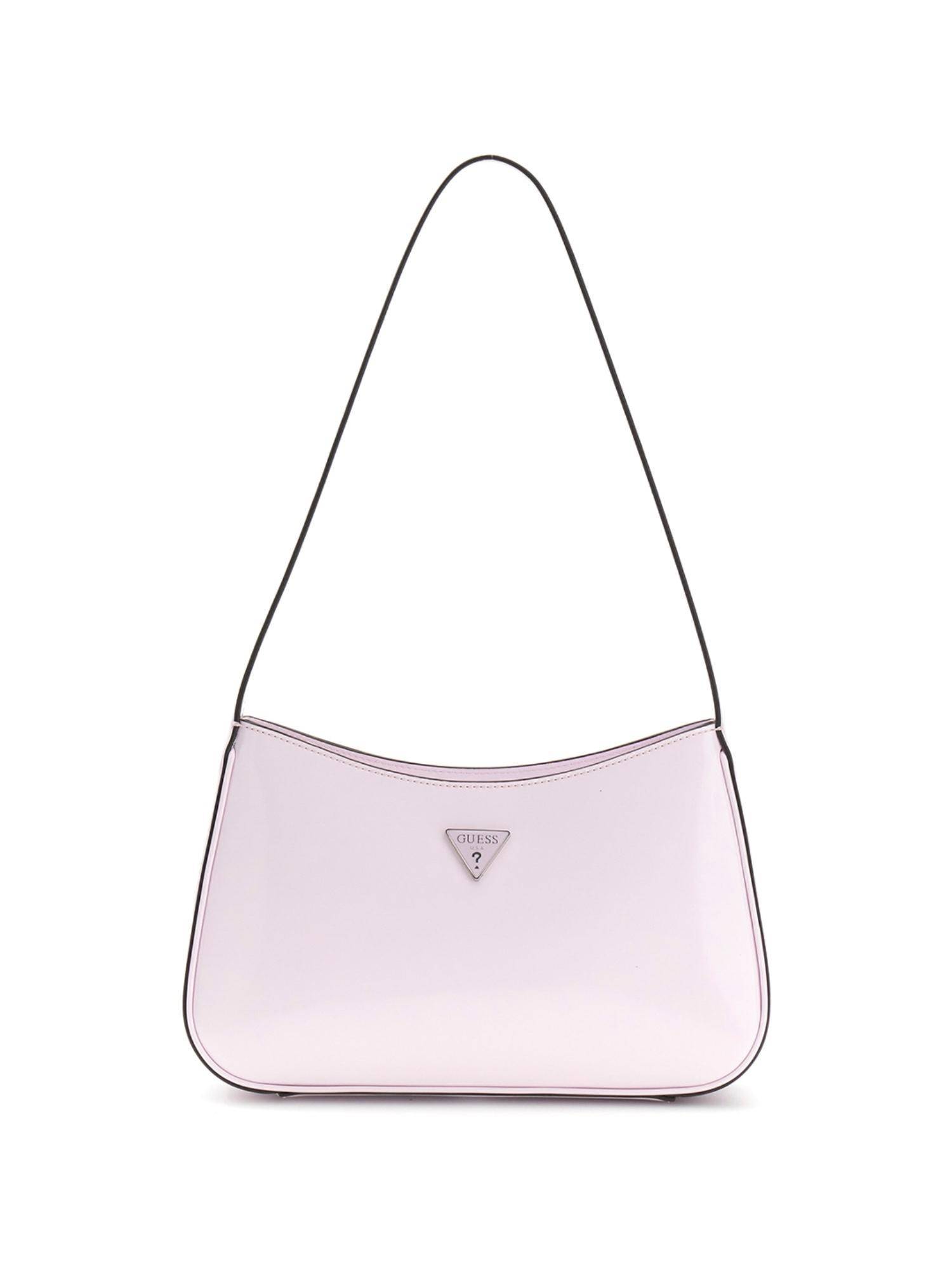 Guess Light Rose Solid Pu Arnela Top Zip Handbag