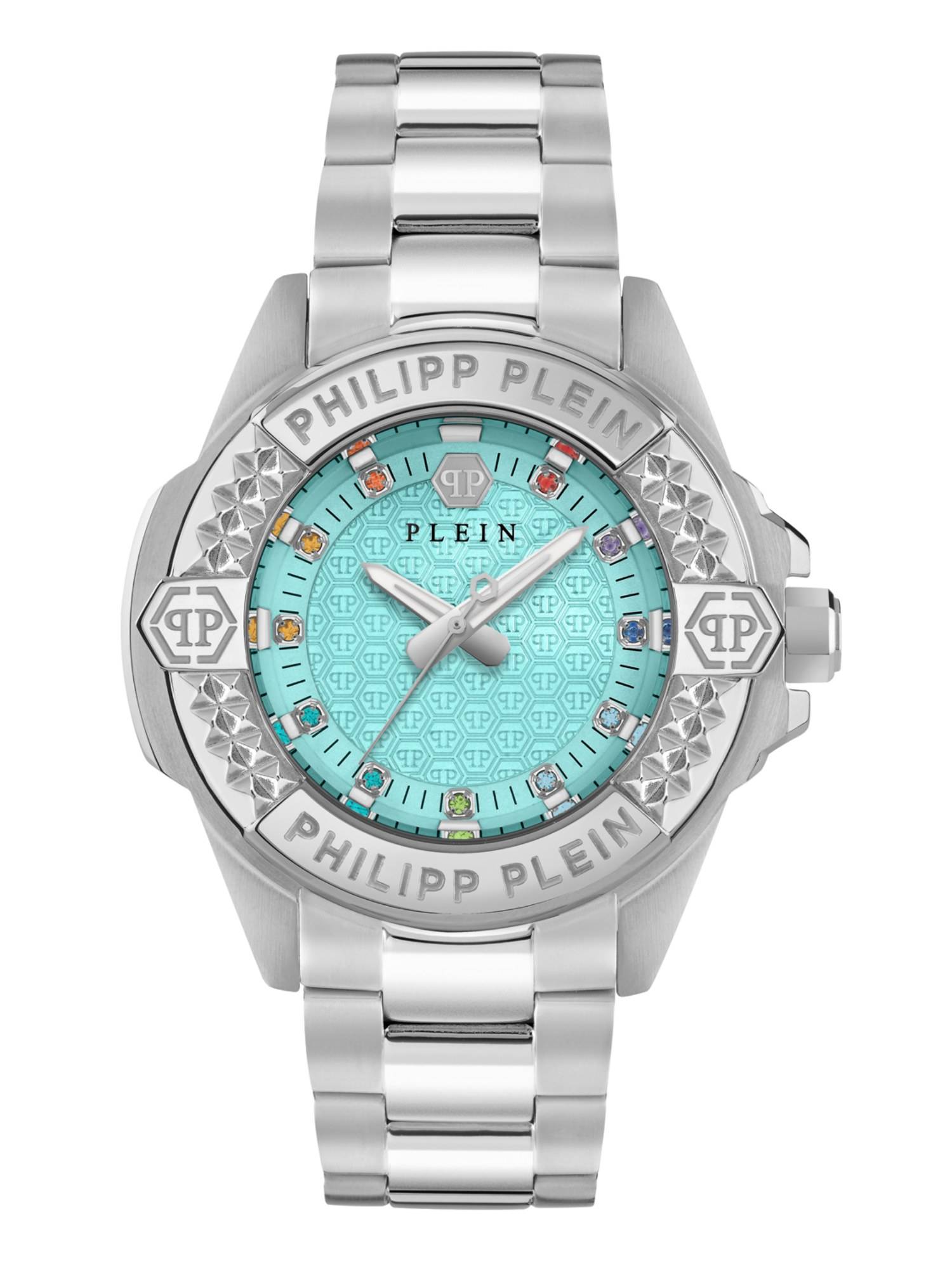 Philipp Plein Turquoise Round Dial Analog Women Watch - PWOFA0425 (M)
