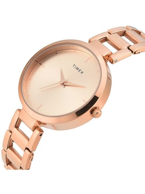 Buy Timex Round Rose Gold Dial Analog Women Watch TW000X276 (M