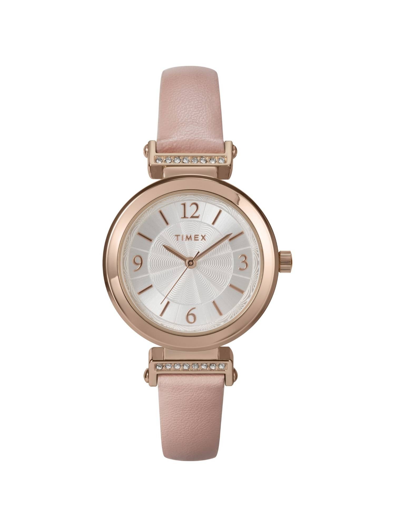 Timex Main Street Round 21mm Silver Dial Analog Women Watch - TW2W96300E6