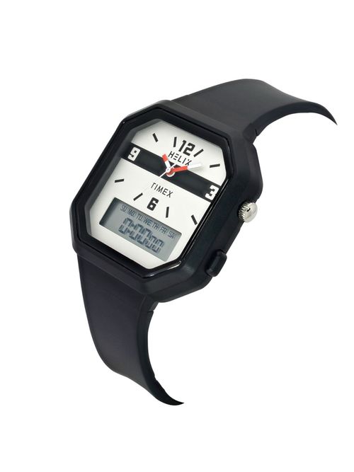 Buy Helix By Grey Octagonal Dial And Digital Men Watch