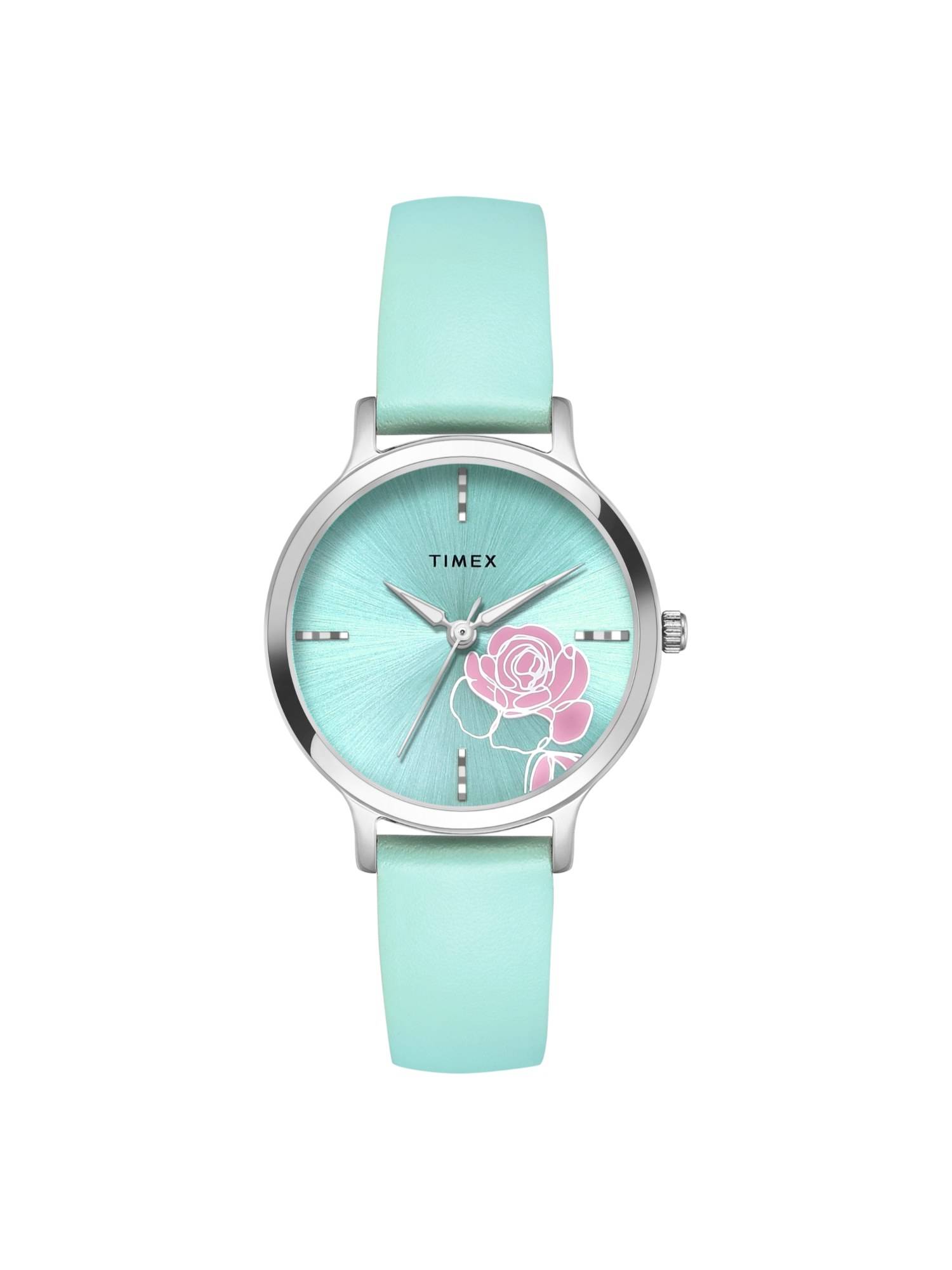 Timex Trendline Round 21mm Blue Dial Analog Women Watch - TWTL12308