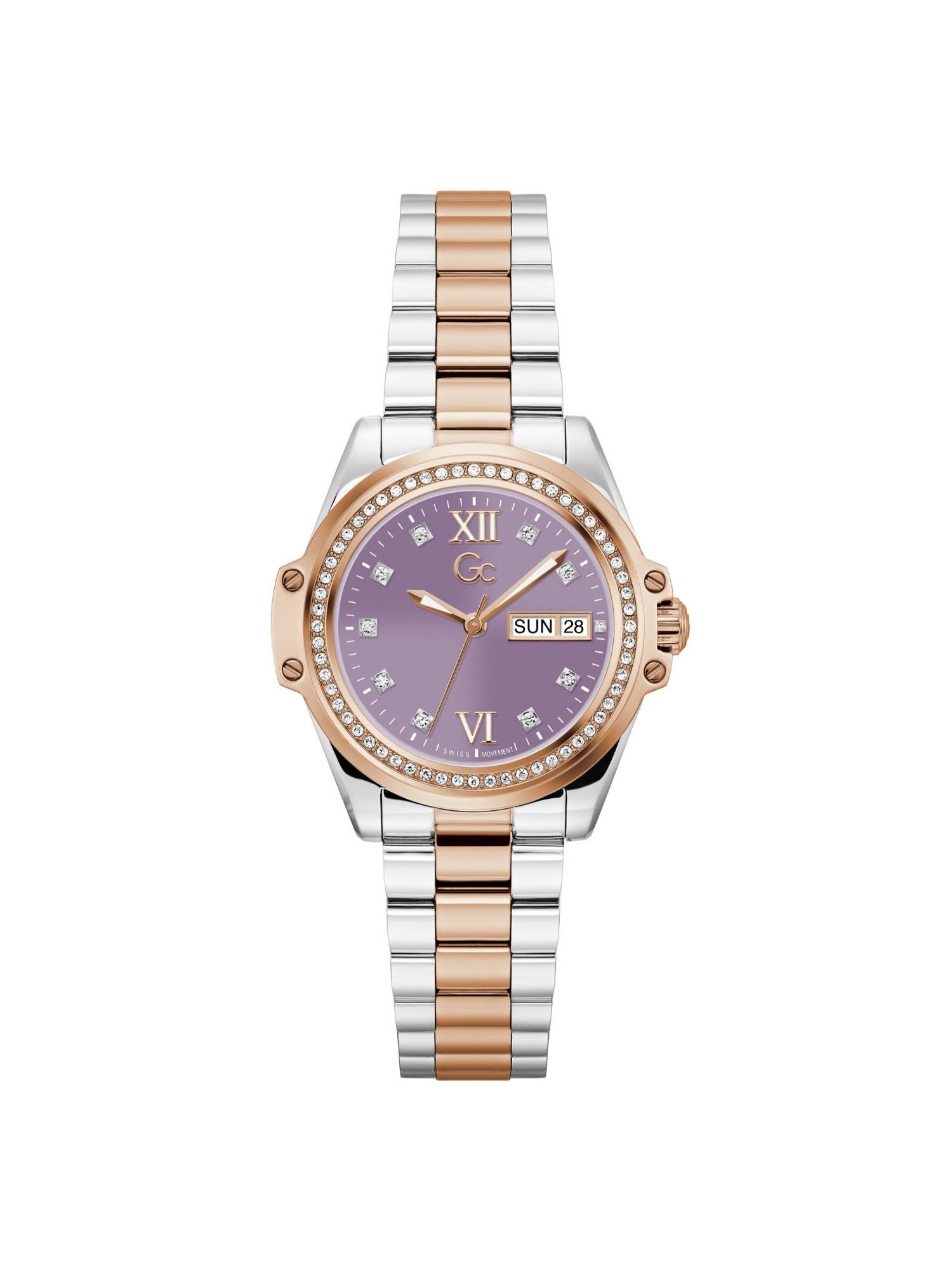 GC Purple Round Dial Analog Women Watch - Z53005L3 (M)