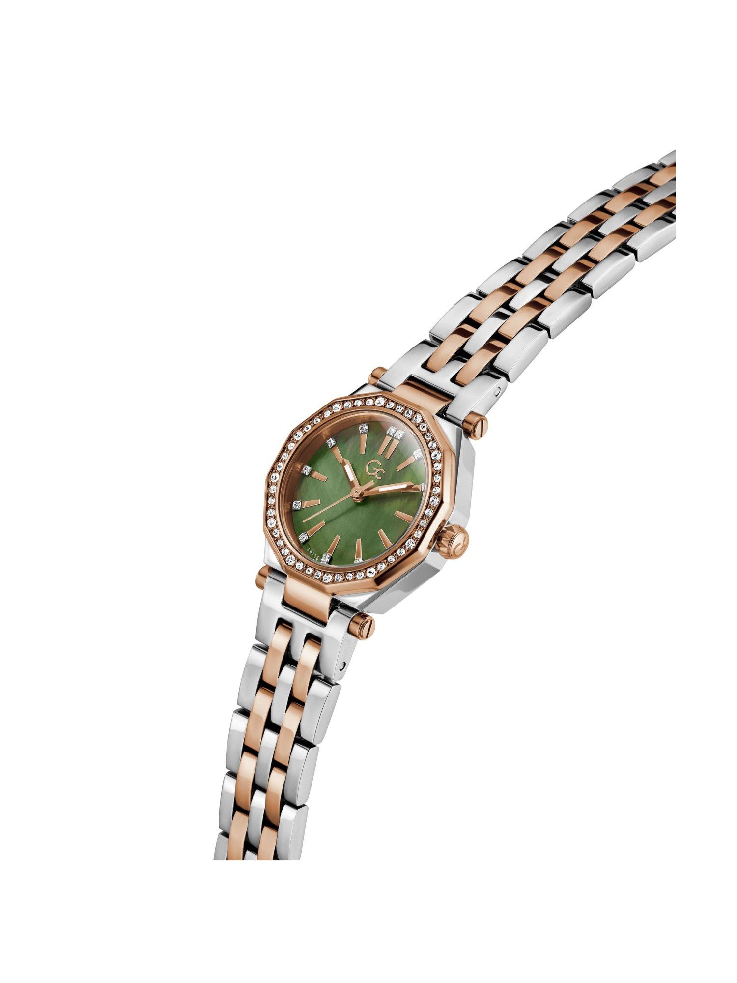 Buy GC Green Round Dial Analog Women Watch - Z54004L1 (M) Online
