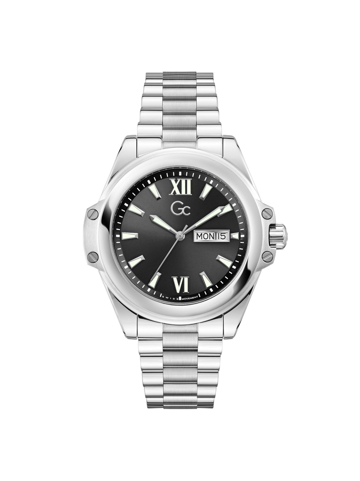 Buy GC Black Round Dial Analog Men Watch - Z60003G2 (M) Online