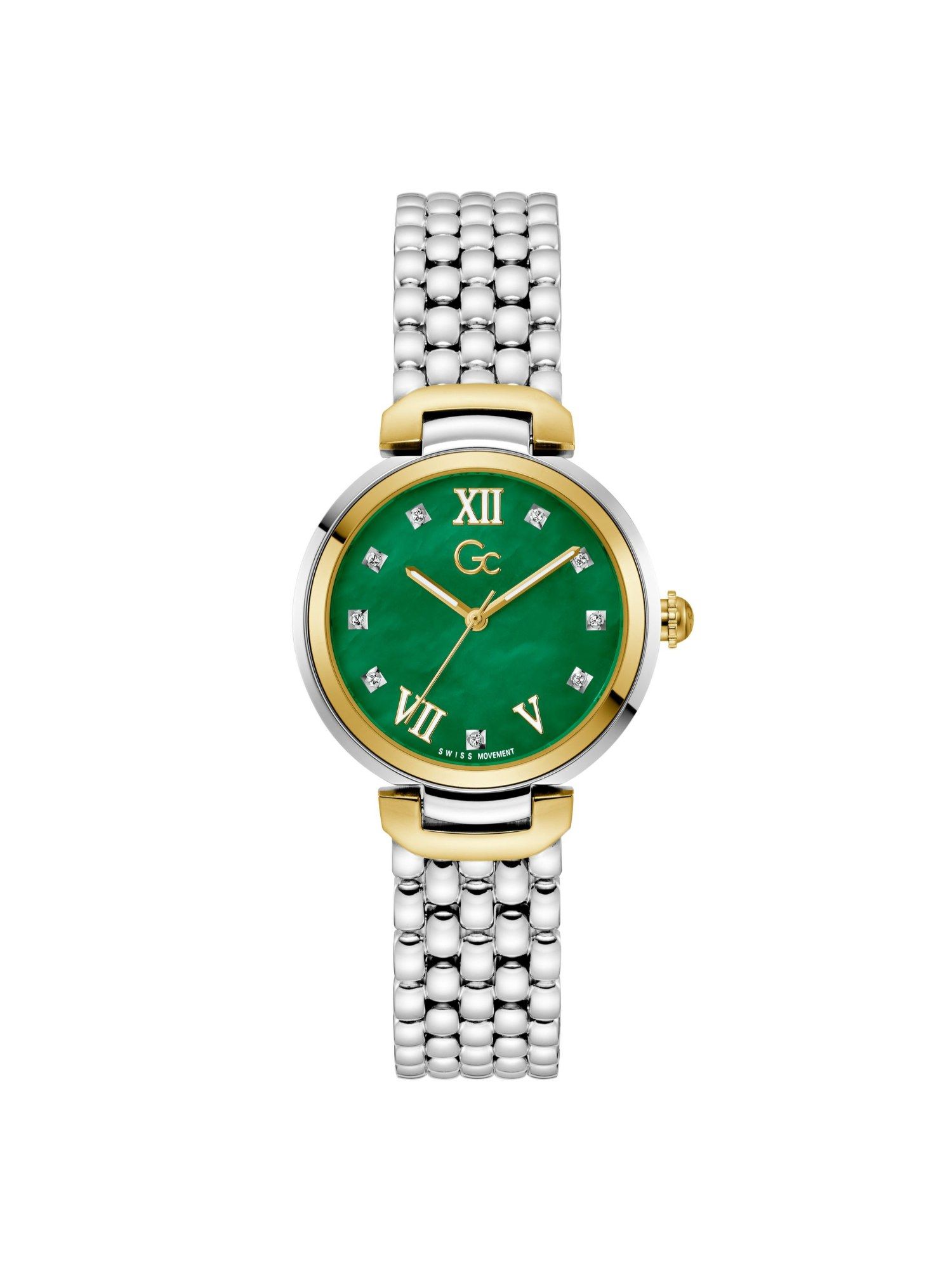Buy GC Green Round Dial Analog Women Watch - Z64002L1 (M) Online