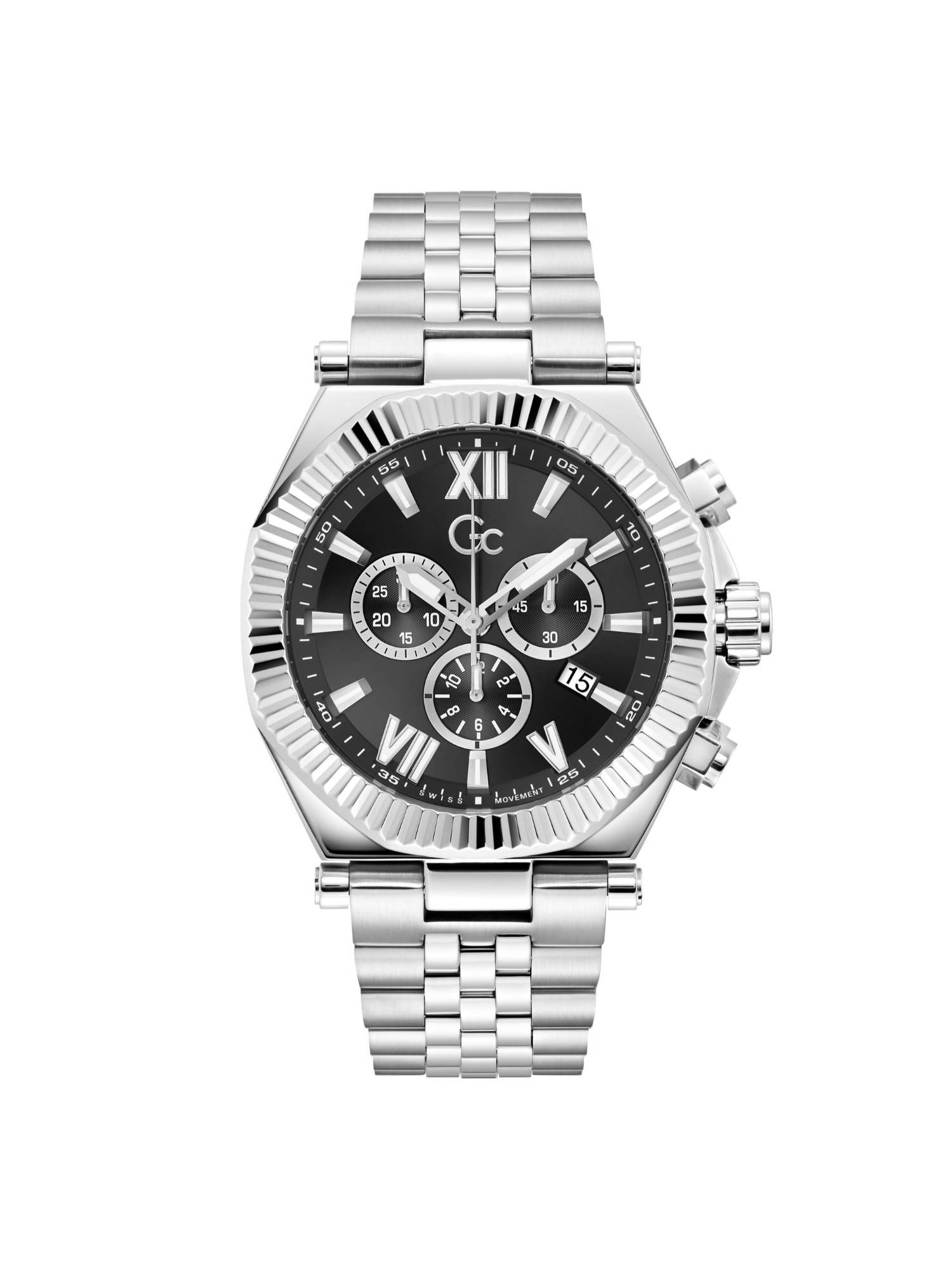 GC Black Round Dial Analog Men Watch - Z66001G2 (M)