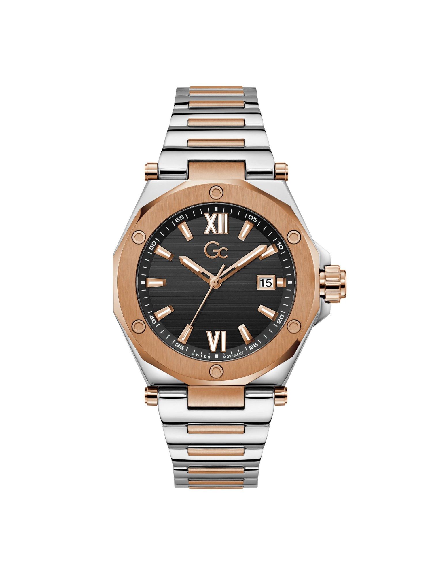 洋楽 G-RAP/2GM Buy GC Black Round Dial Analog Men Watch - Z67002G2 (M) Online