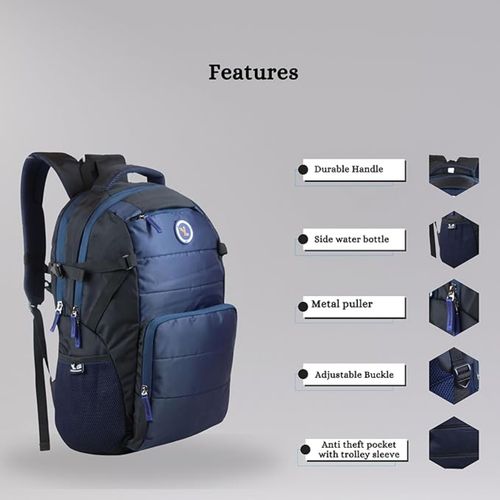 19 inch laptop backpack india Goldstorm College/Travel 19L – GANG's Stylish & Versatile expands from 23L to 38L Genie ALBA School Backpack For
