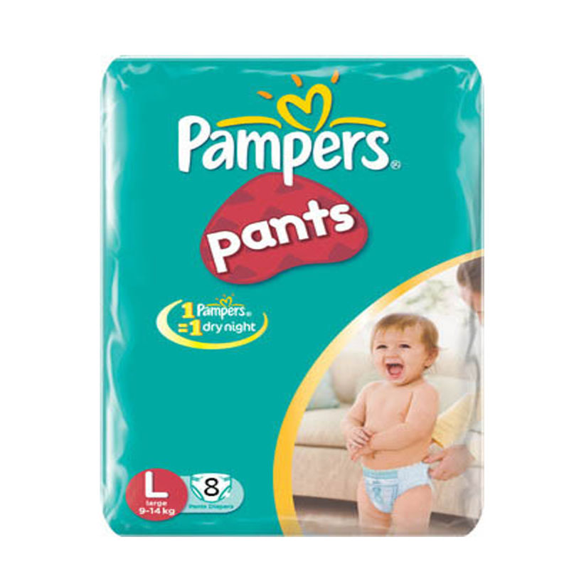 pampers active baby pants large
