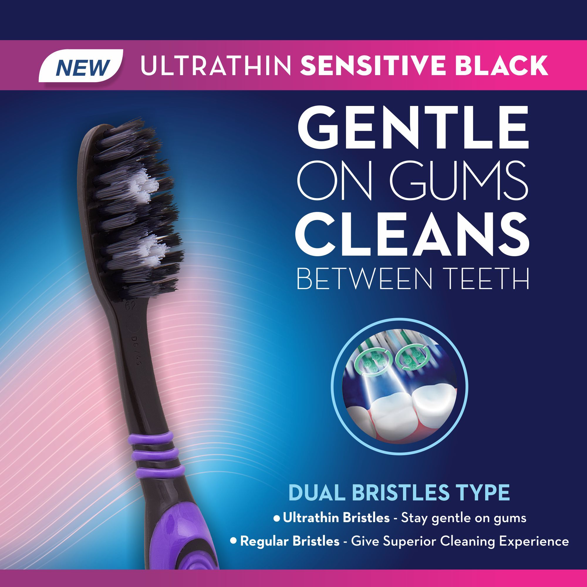 oral b ultra thin sensitive manual toothbrush