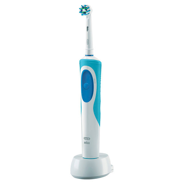 oral b vitality 100 white criss cross electric rechargeable toothbrush