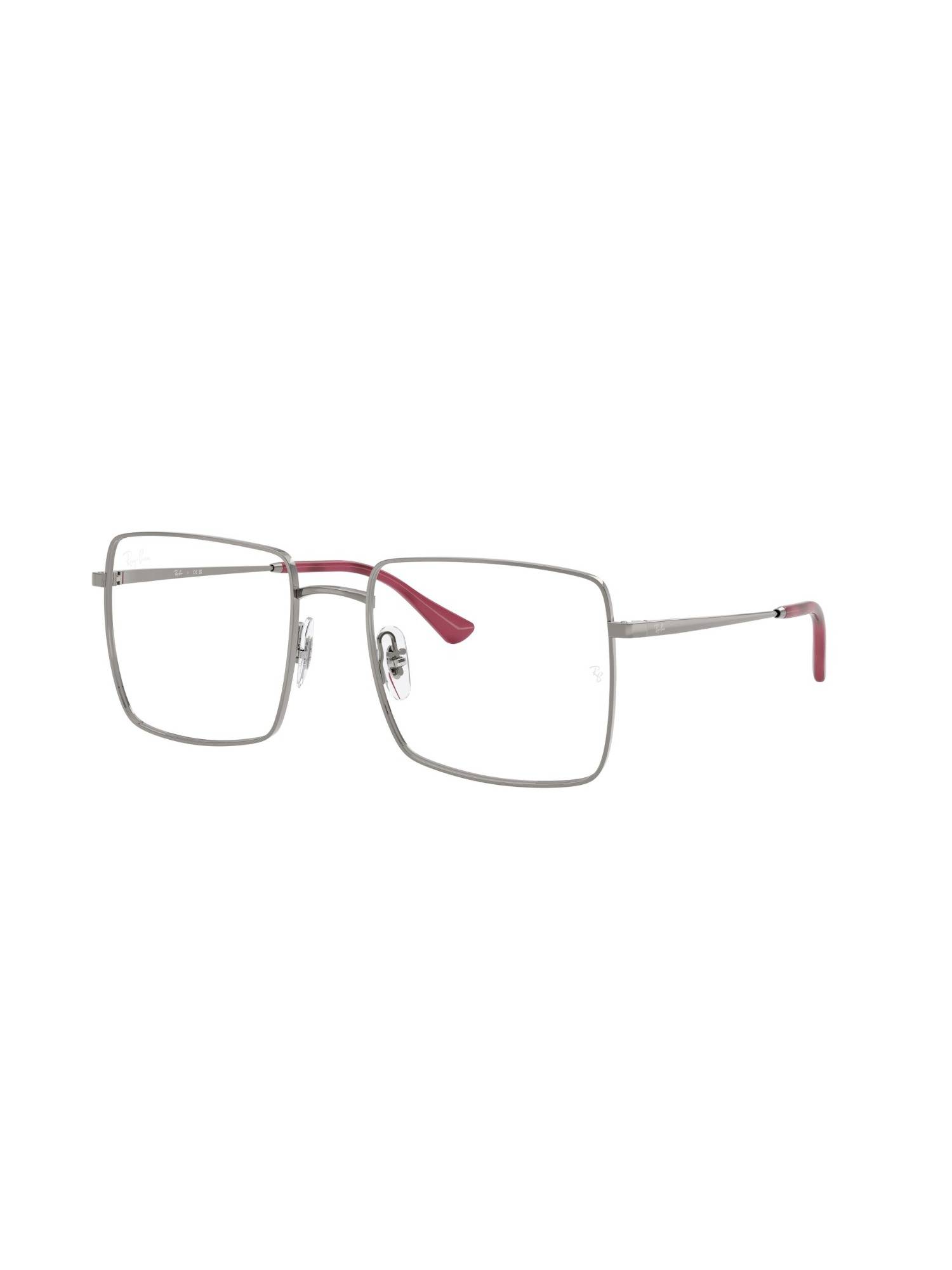Ray-Ban Unisex Silver Metal Square Eye Frame - 0RX6553250255 (55)