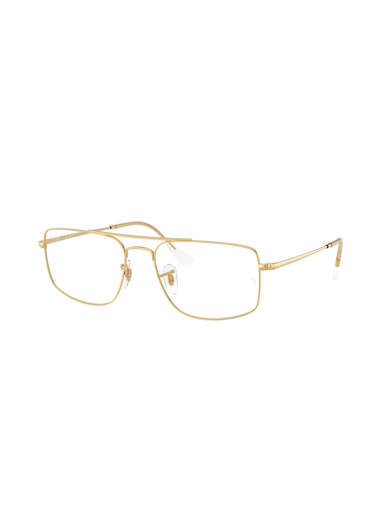 Ray-Ban Unisex Gold Metal Square Eye Frame - 0RX6579250058 (58)