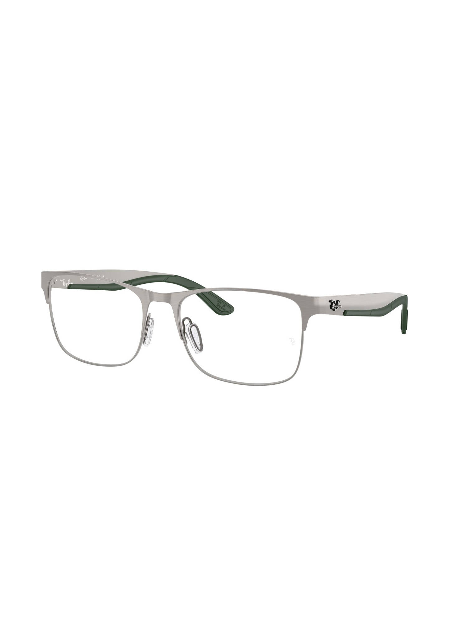 Ray-Ban Unisex Grey Metal Rectangle Eye Frame - 0RX7550322157 (57)