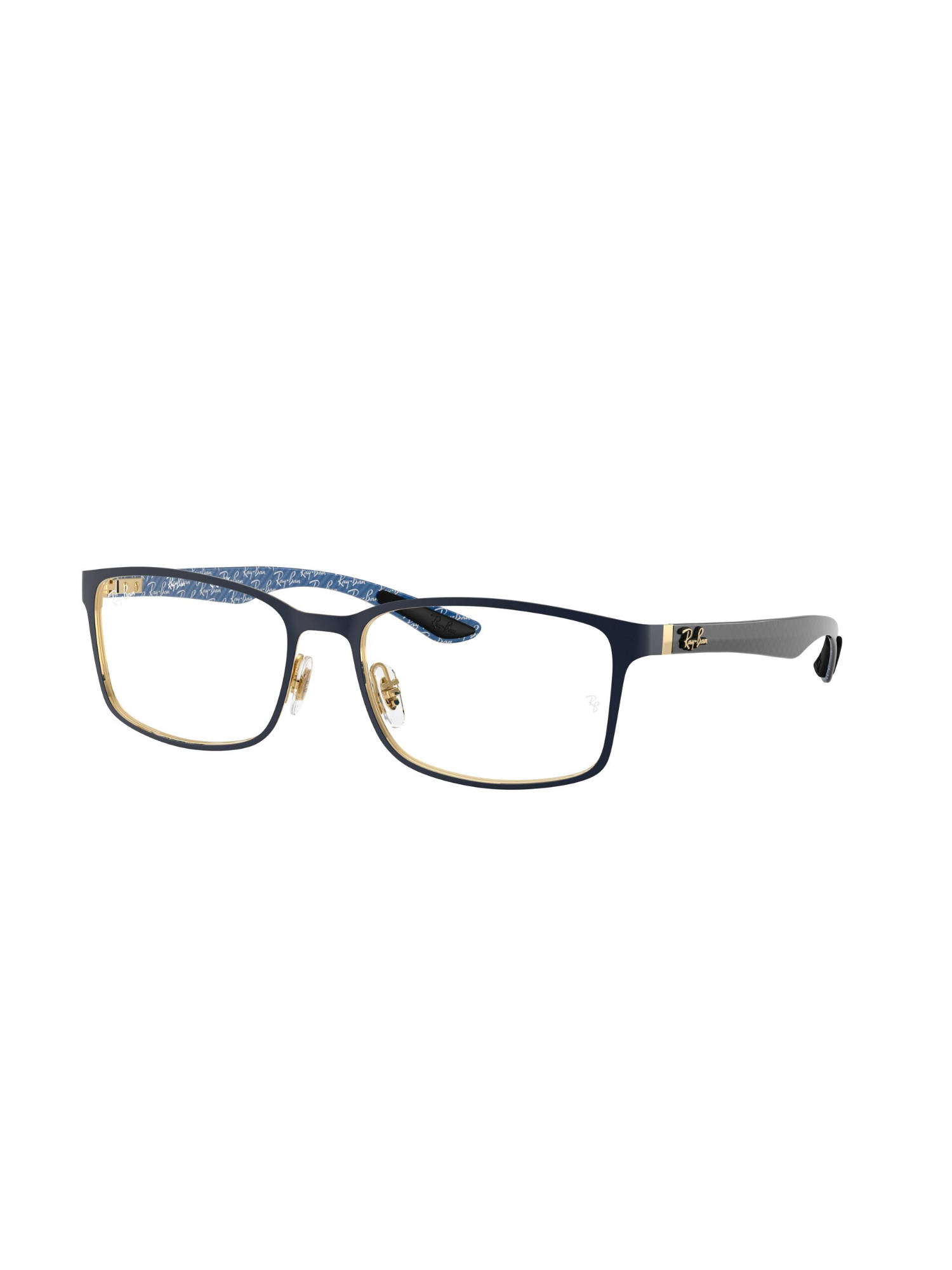 Ray-Ban Unisex Blue Metal Rectangle Eye Frame - 0RX8424322655 (55)