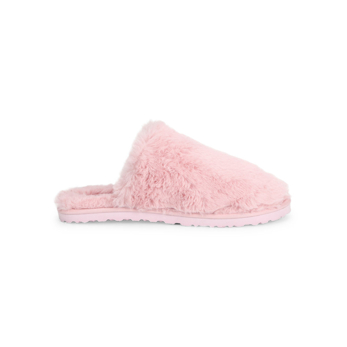 Truffle Collection Pink Fuzzy Fur Slippers - UK 3: Buy Truffle ...