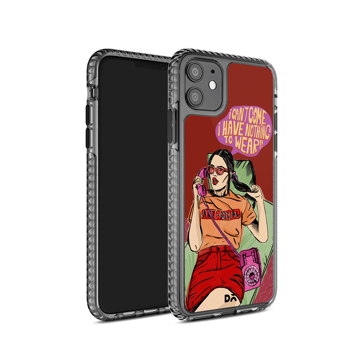 Dailyobjects Anti Social Babe Stride 20 Case Cover For Iphone 11 61 Inch Buy Dailyobjects 7092