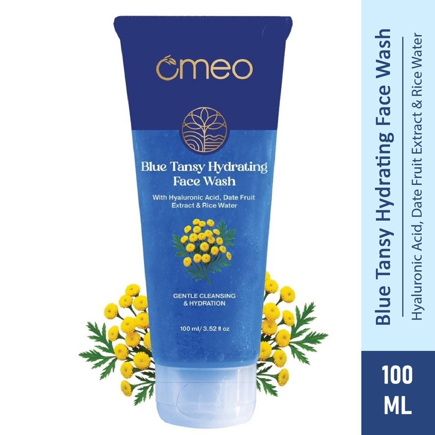 Omeo Blue Tansy Hydrating Face Wash Deep Hydration & Soothing Care For Soft, Fresh Skin