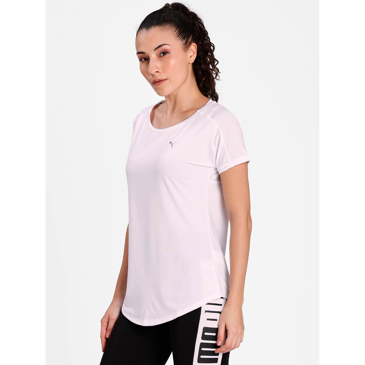 Puma Dry Cell Orange Womens Short Sleeve Mesh Polo Shirt Top 902584 03 UA103