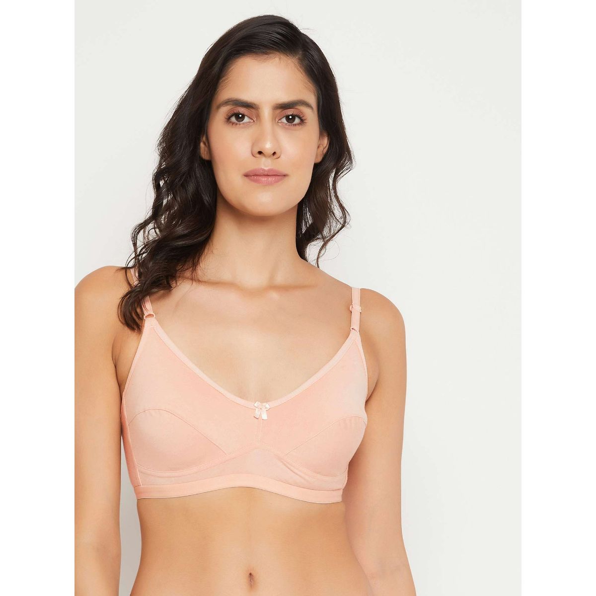 Buy Clovia Cotton Solid Non-Padded Full Cup Wire Free Everyday Bra