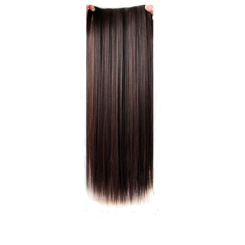 Pema Hair Extensions And Wigs Womens 24 Inch Clip In Hair Extension  Brown  Amazonin Beauty
