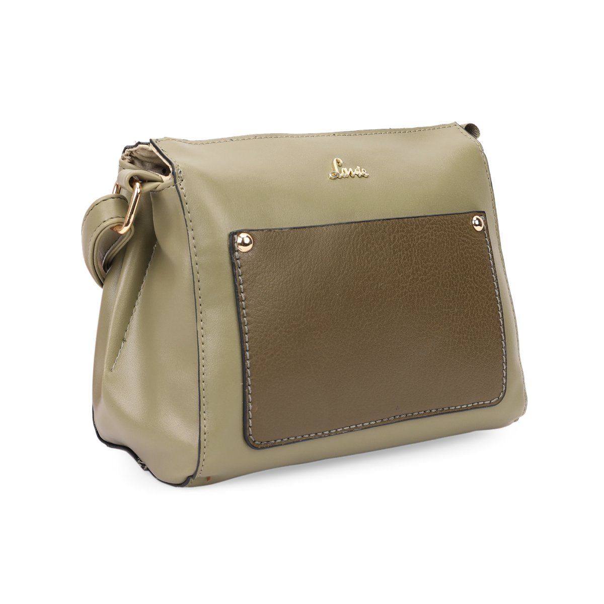 Buy Lavie Onora Patch Slingbag For Women Olive Online