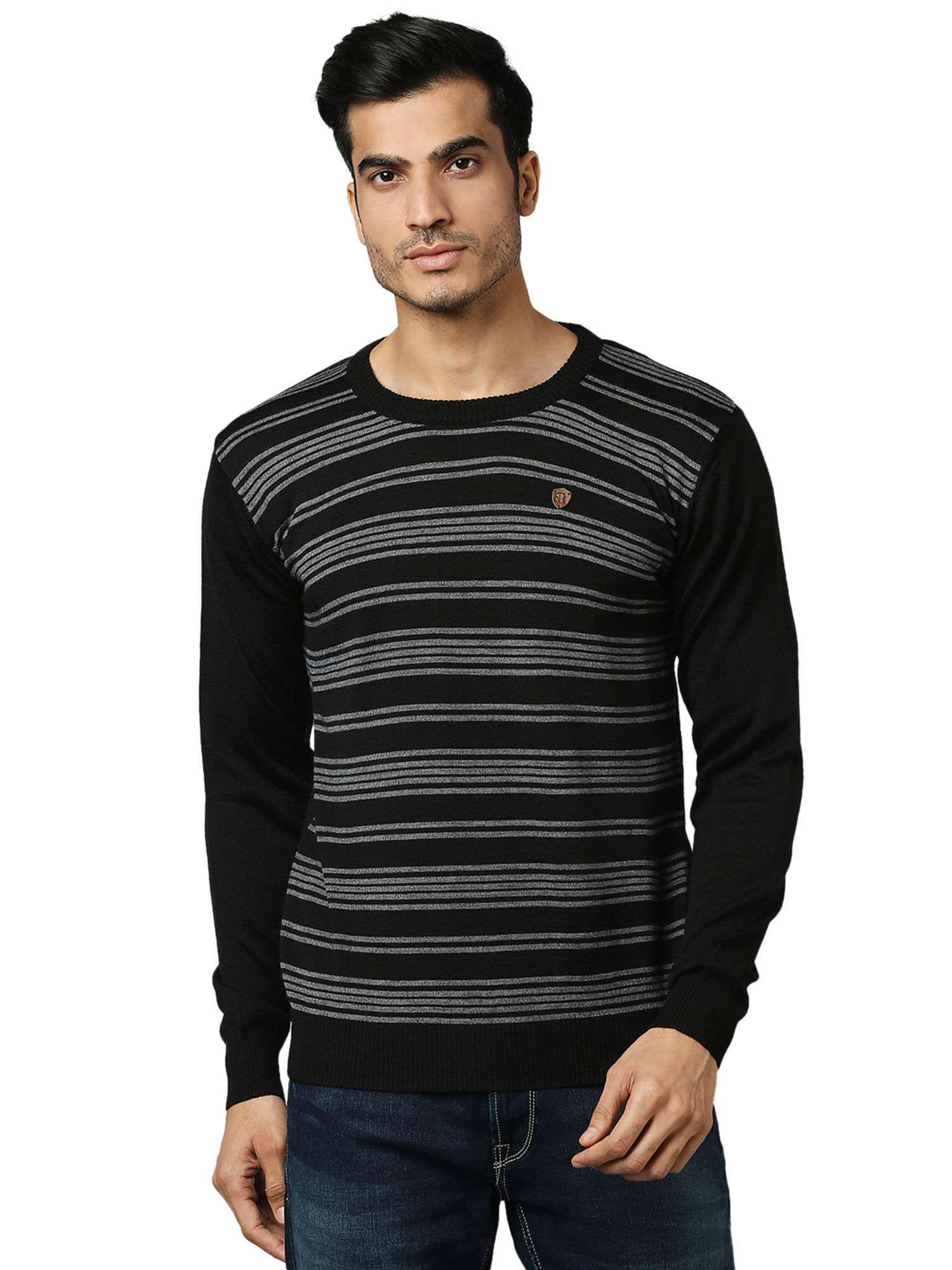 Buy Raymond Black Sweater Online