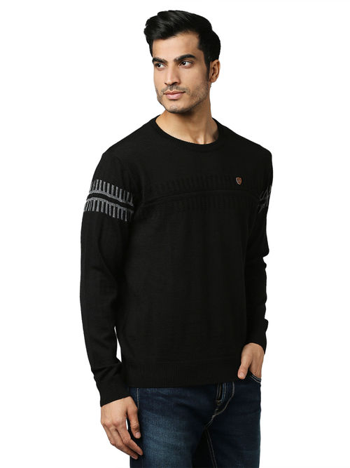 Buy Raymond Black Sweater Online