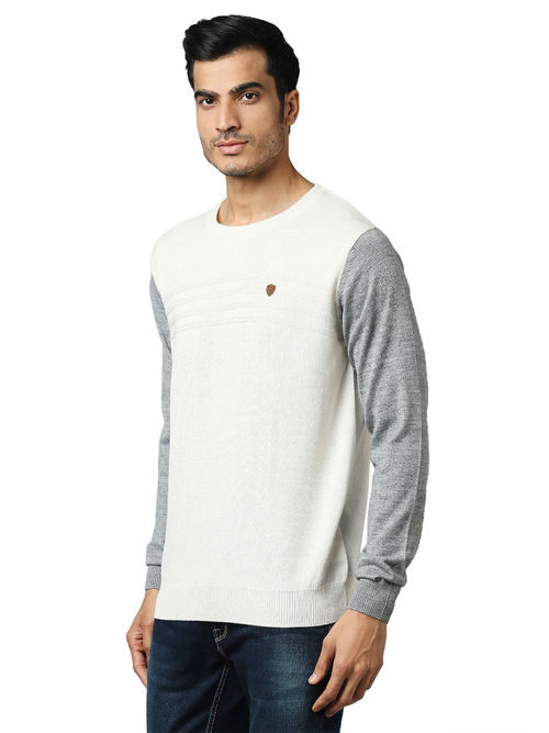 Buy Raymond Medium Grey Sweater Online