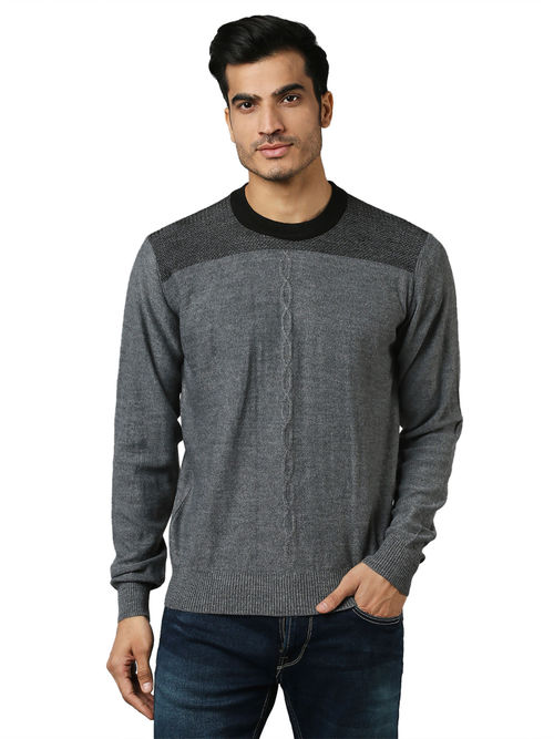 Buy Raymond Dark Grey Sweater Online
