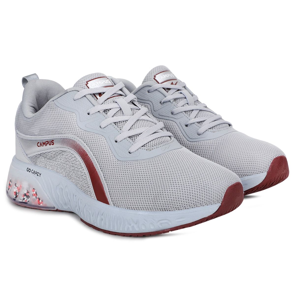 campus grey running shoes