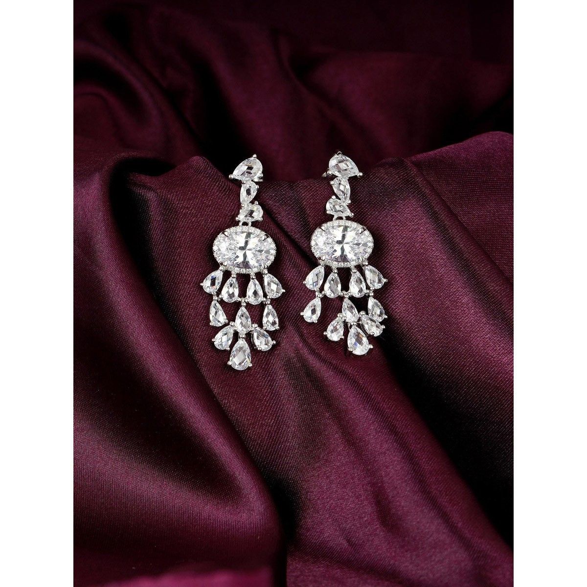GIVA Sterling Silver Chandelier Earrings for Girls and Womens Buy GIVA