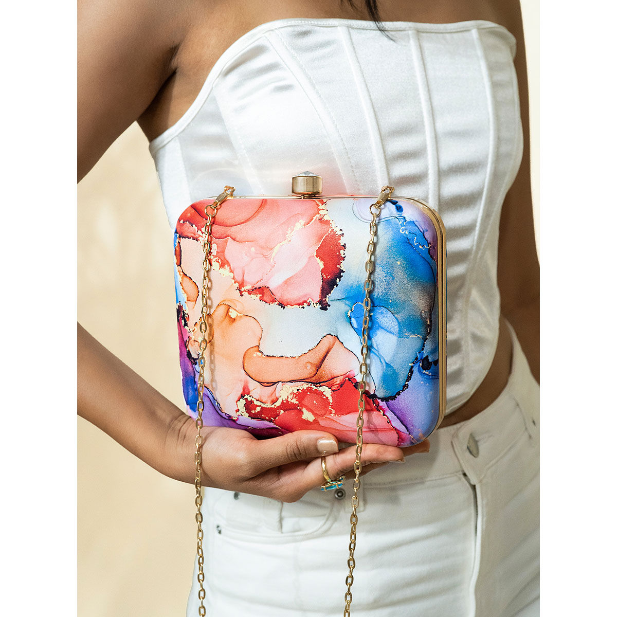 The Mya Rhinestone Shoulder Bag by Madison West – MMS Brands