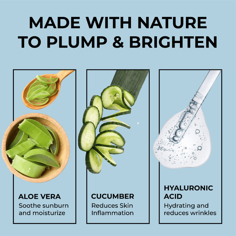 Buy NEA Day Gel Cream SPF 50 with Cucumber, Hyaluronic Acid & Aloe Vere